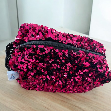 Trousse scintillante_Rose fushia