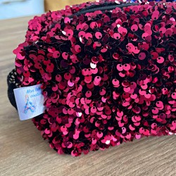 Trousse scintillante_Rose fushia