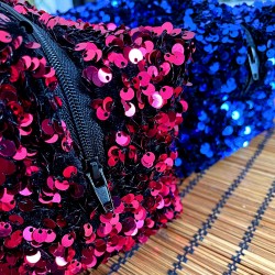 Trousse scintillante_Rose fushia