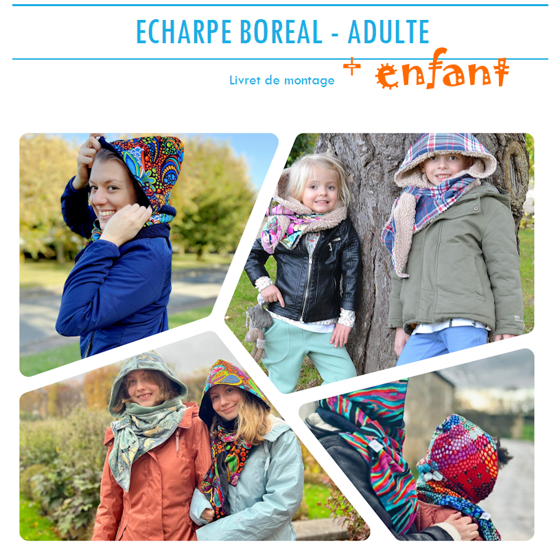 Pack Boréal_Adulte + enfant_Mon labo couture